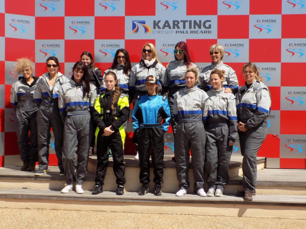 GP 100% feminin karting Castellet Paul Ricard engagées