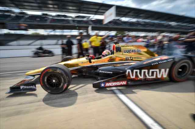 Hinchcliffe indy500 2016 pole