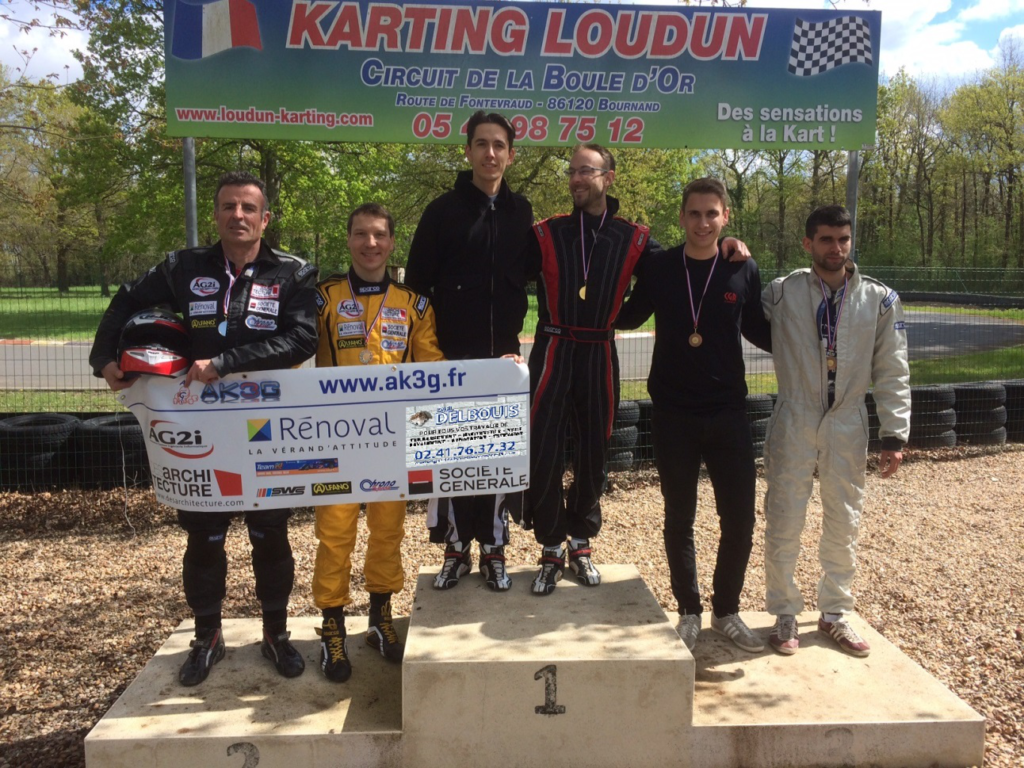 L'équipage 1 d'AK3G 2e aux 2H de Loudun (SWS)