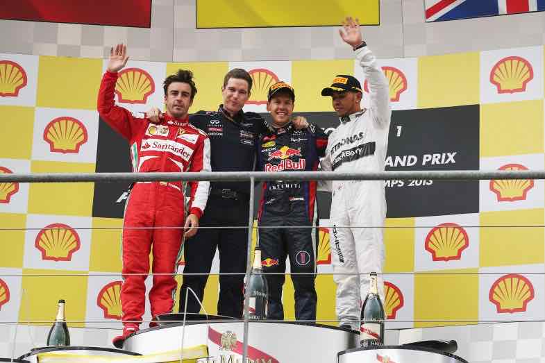 Alonso Vettel Hamilton Belgique 2013 F1