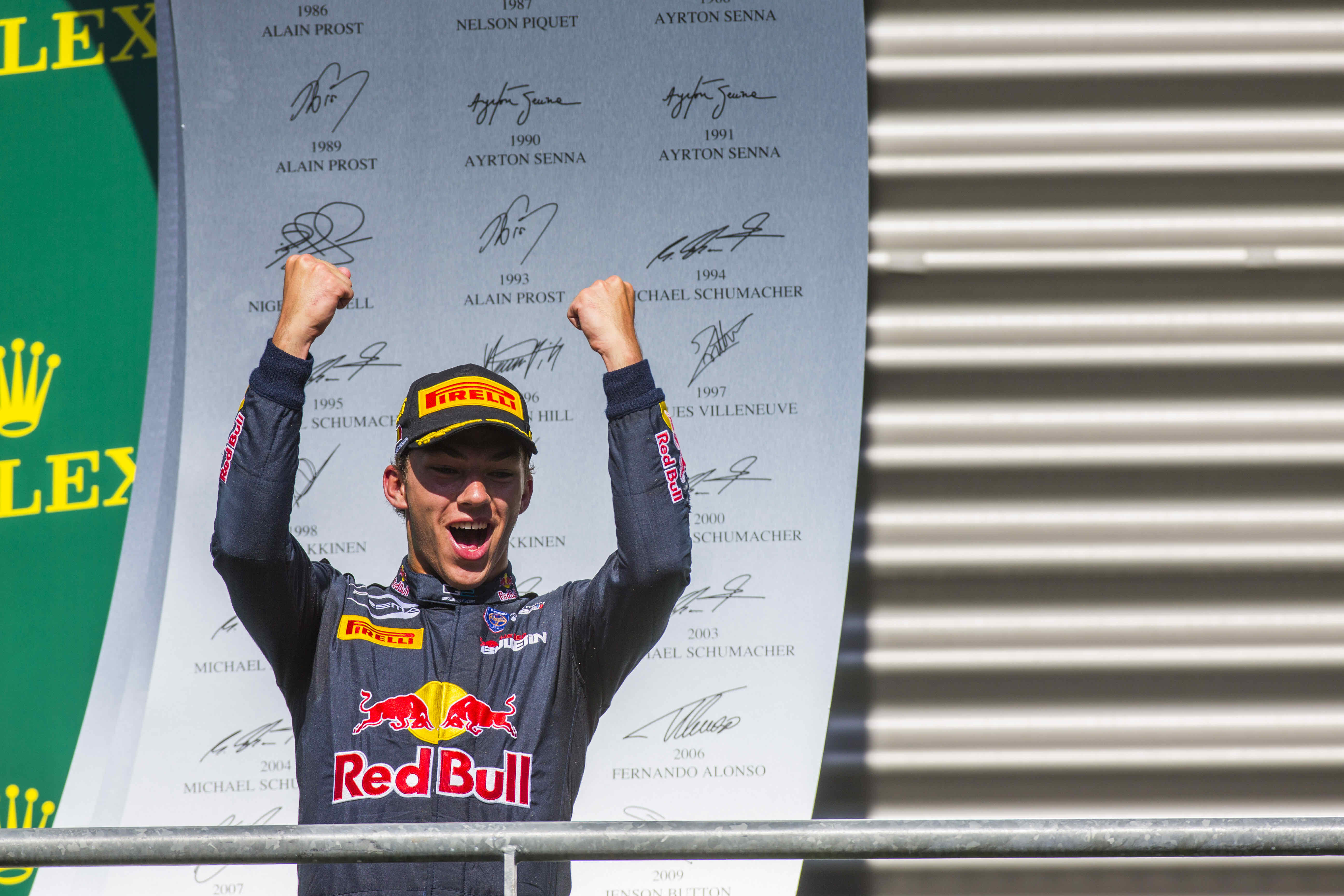 Gasly GP2 Belgique 2016