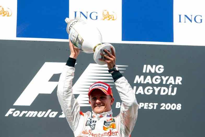 Heikki Kovalainen Victoire Hongrie 2008 F1