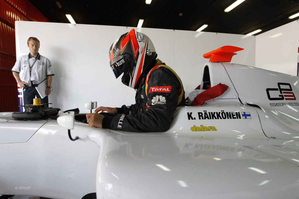 Quand Kimi Räikkönen teste une GP3