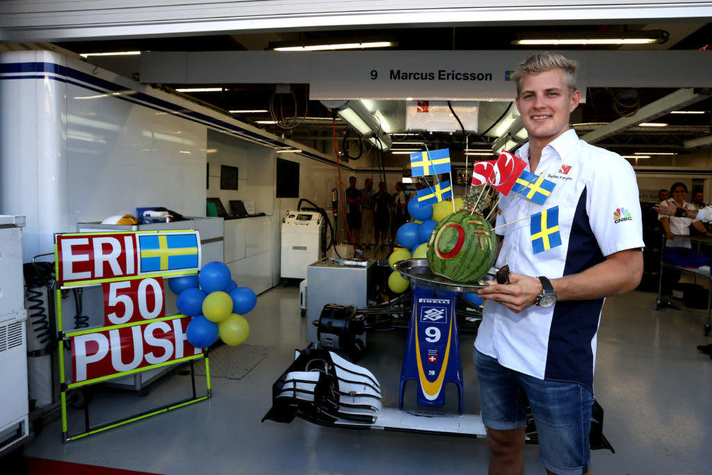 Sauber confirme Marcus Ericsson pour 2017