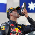 Ricciardo shoey victoire Malaisie