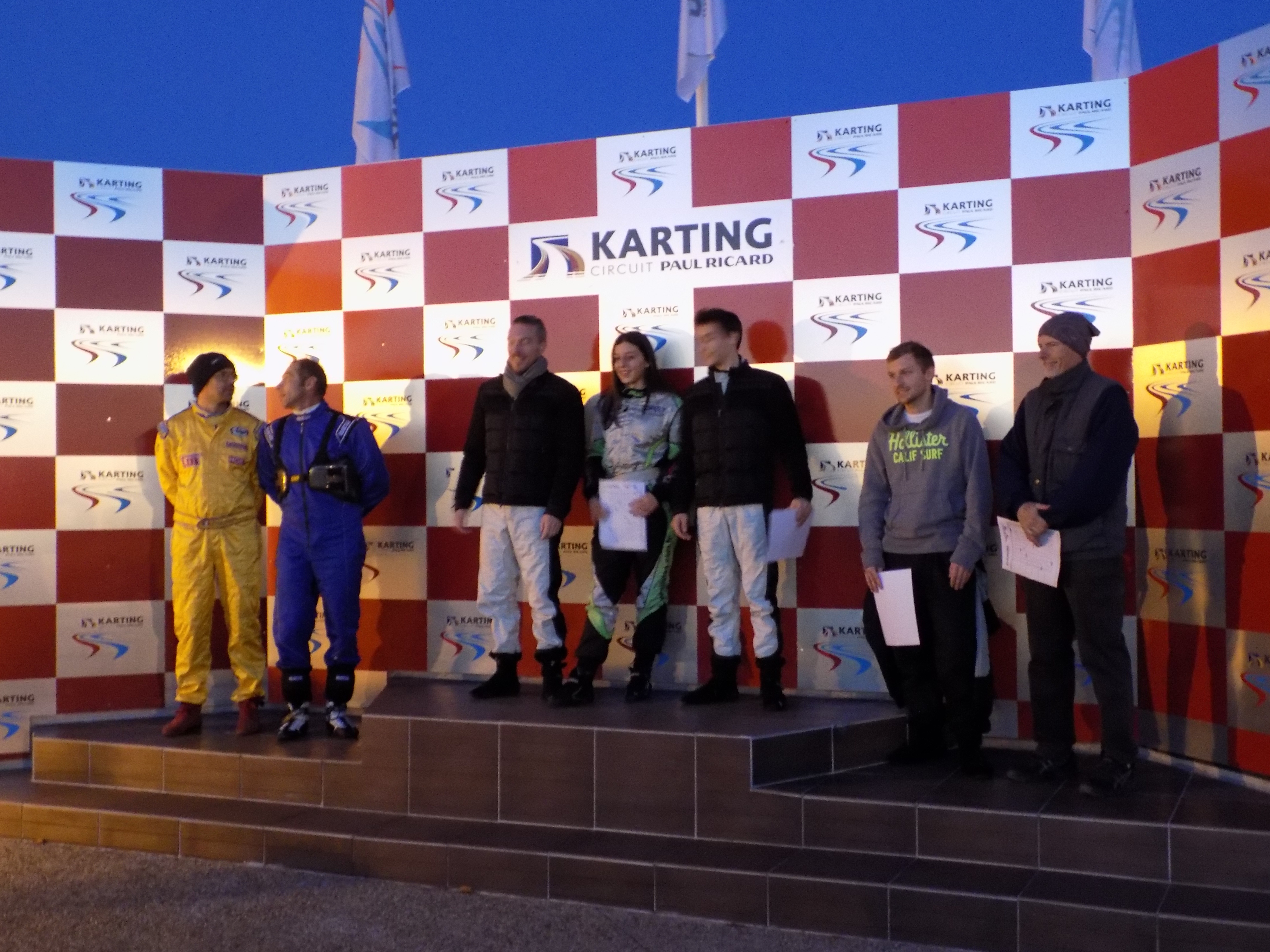 500 Miles Open Karting Castellet Décembre 2016 podium