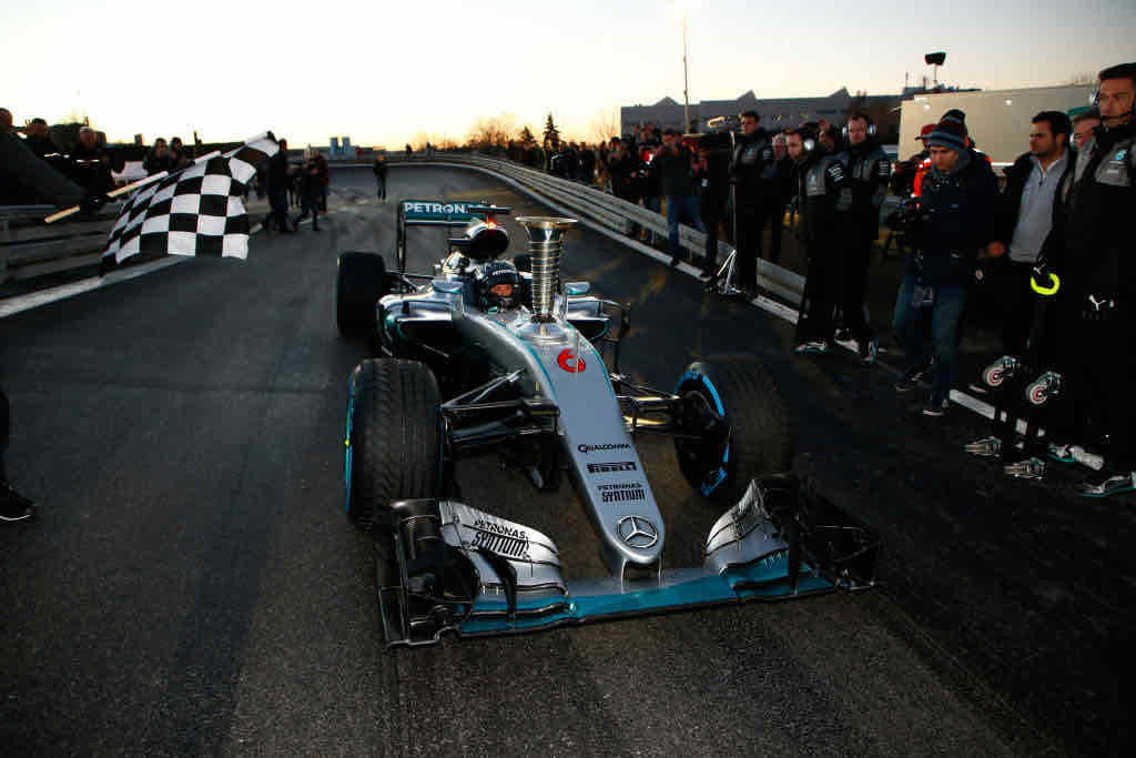 Dernière sortie de Nico Rosberg dans la Mercedes W07
