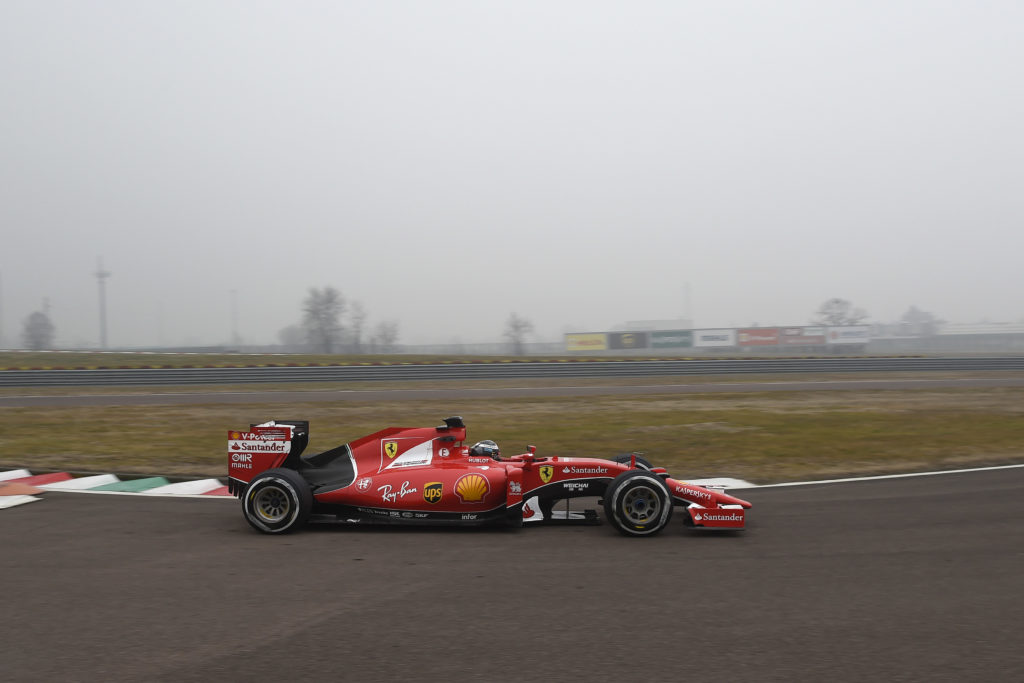Antonio Giovinazzi au volant de la Ferrari