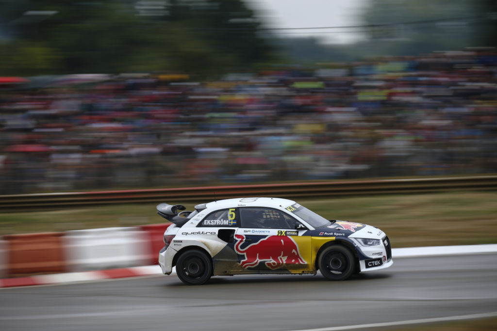Audi Sport en Rallyross avec EKS Ekström
