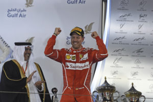 Sebastian Vettel F1 Ferrari Bahrein 2017