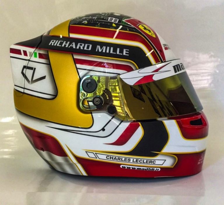 Charles Leclerc dédie son nouveau casque à Jules Bianchi - France Racing