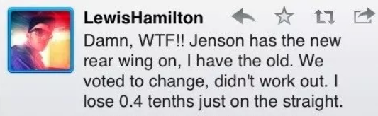 Hamilton Tweet