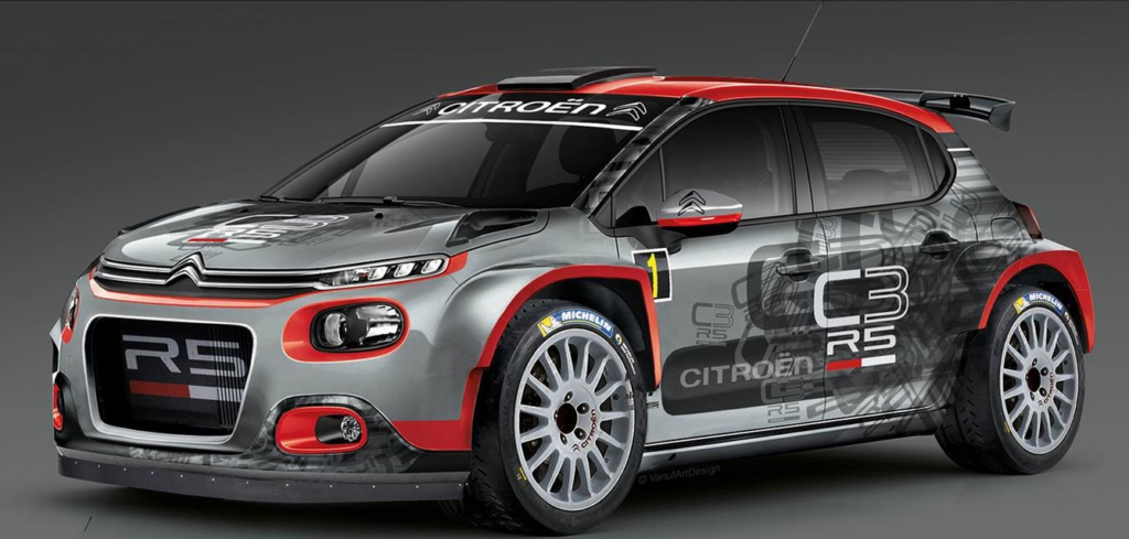 Yoann Bonato au Rallye du Var avec la Citroën C3 R5