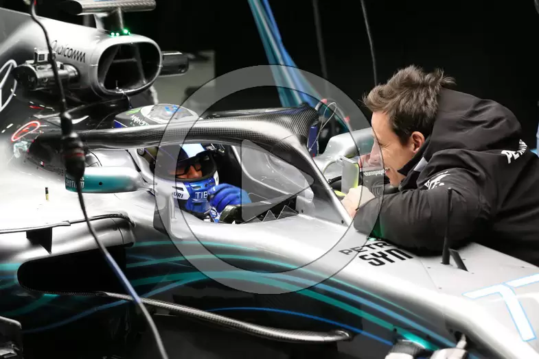 Vidéo : A bord de la Mercedes W09 avec la vue du Halo
