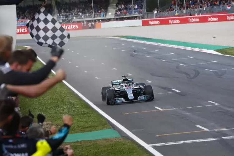 Lewis Hamilton Espagne 2018 F1
