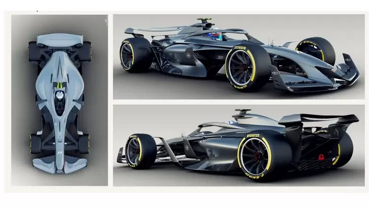 troisième concept monoplaces F1 2021