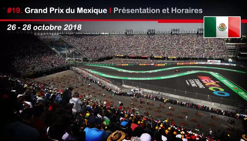 Gran Premio de México 2018: presentación y calendario