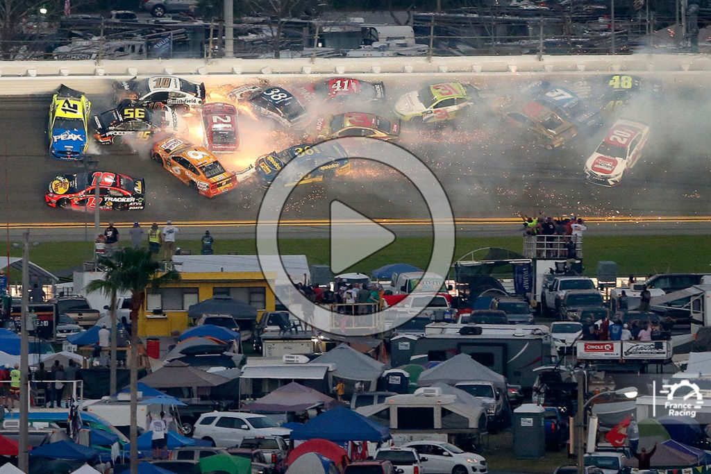 Vidéo : le Big One au Daytona 500, 21 voitures impliquées