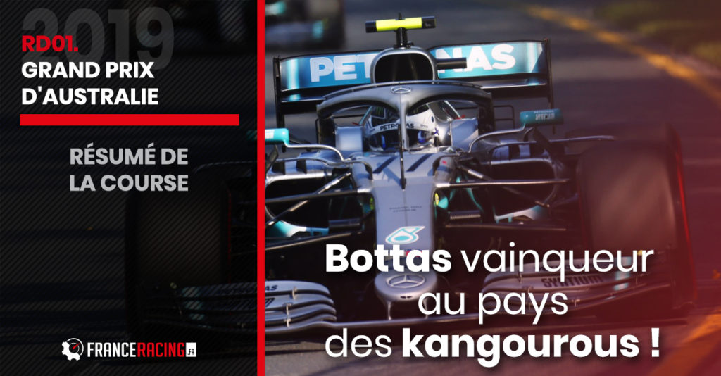 Grand Prix d'Australie 2019 : la surprise Valtteri Bottas
