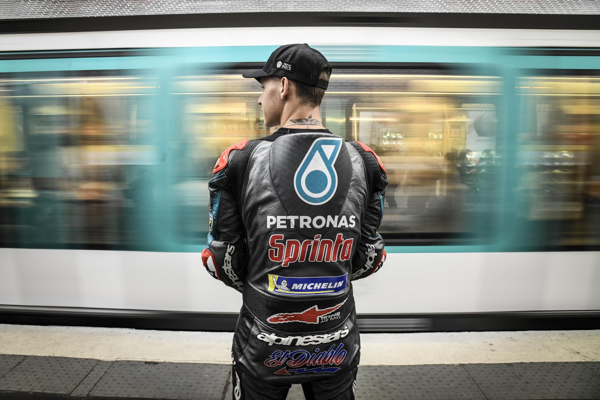 Fabio Quartararo MotoGP Metro Paris