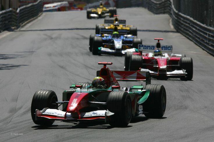La Jaguar R5 au Grand Prix de Monaco 2004