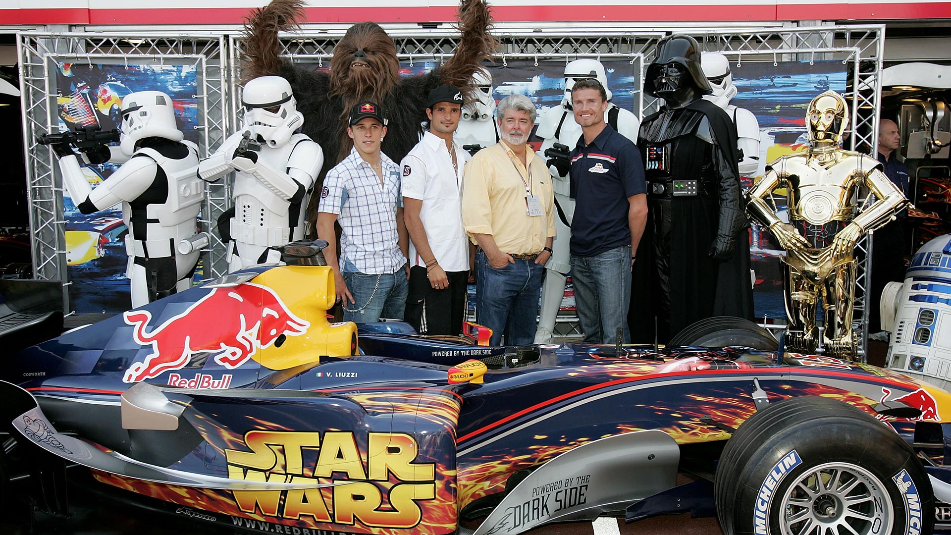 La Red Bull ax couleurs de Stars Wars à Monaco