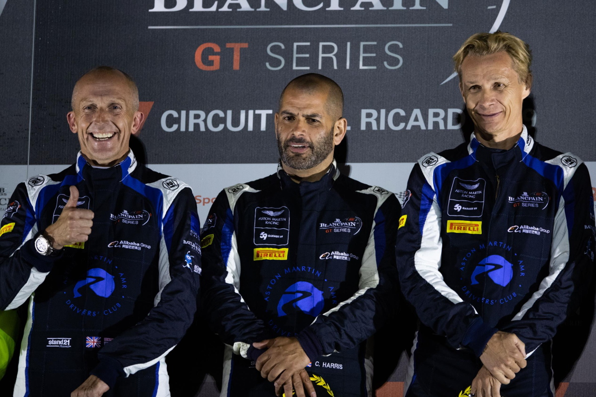 Chris Goodwin; Chris Harris; Alexander West pilotes Aston Martin Garage 59