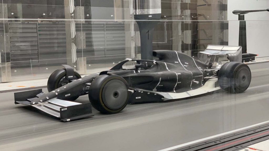 Premiers essais en soufflerie de la F1 de 2021