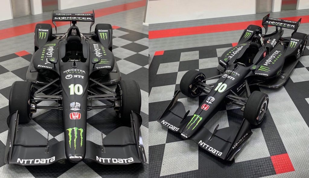 Felix Rosenqvist avec la livrée Monster Energy à Gateway