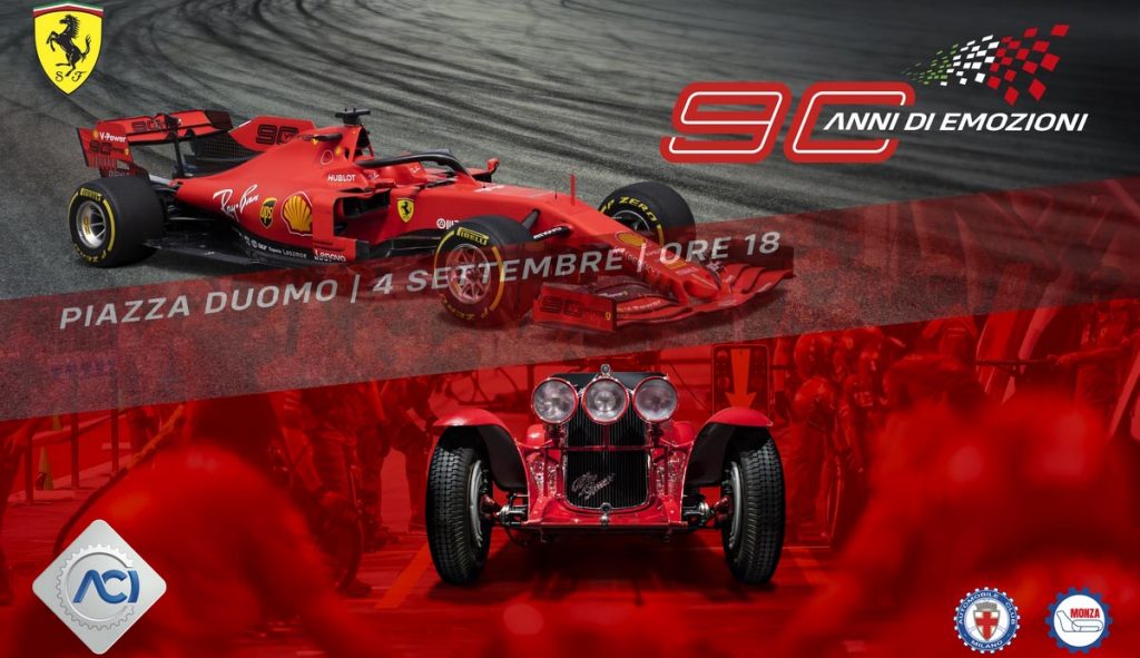 Ferrari célébrera ses 90 ans à Milan le 4 septembre