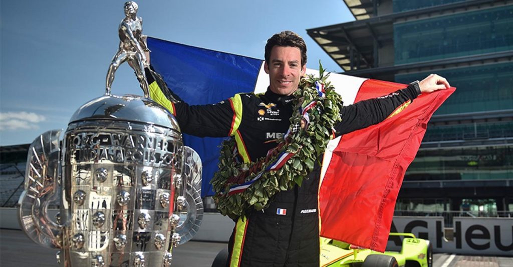 Simon Pagenaud ramène son trophée Indy 500 en France