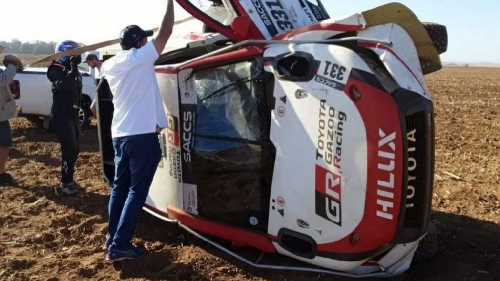 Fernando Alonso en tonneau au Lichtenburg 400
