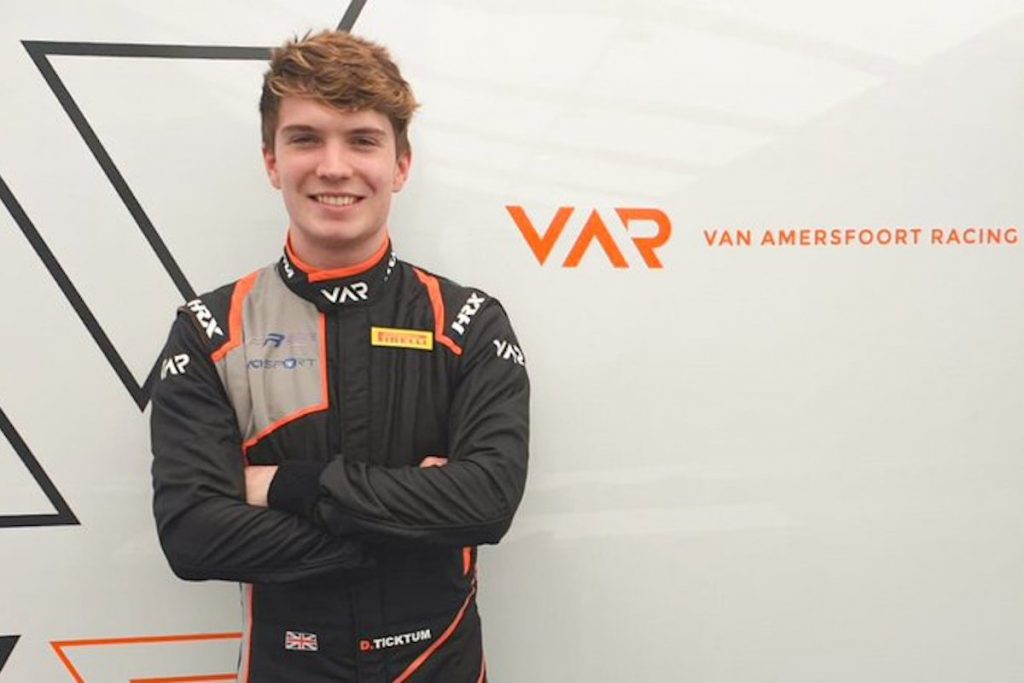 Dan Ticktum avec Van Amersfoort en Formula Regional European