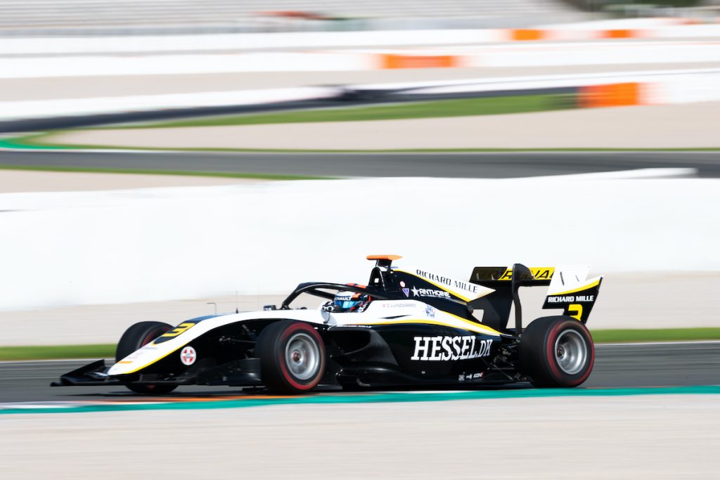 Christian Lundgaard le plus rapide des essais FIA F3 à Valencia