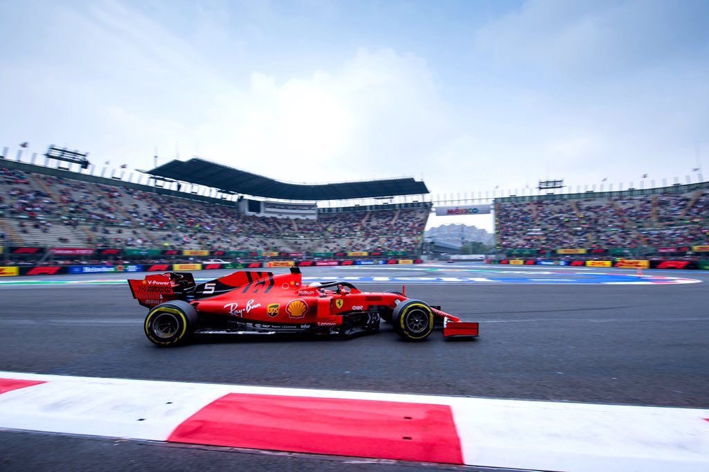 Grand Prix du Mexique 2019, EL2 : Vettel se montre, Albon dans le mur