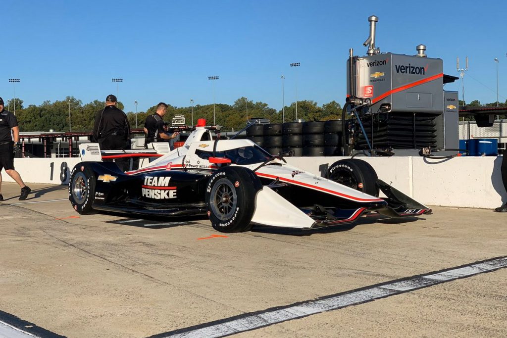 Newgarden teste pour la première fois l'aeroscreen à Richmond