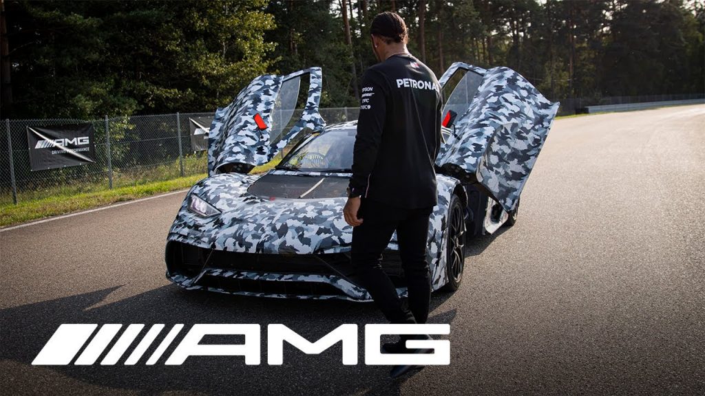 Lewis Hamilton a pu découvrir la Mercedes-AMG One