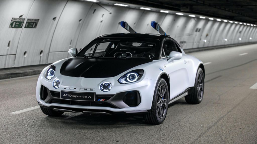 Alpine A110 SportsX... prête pour les Alpes !