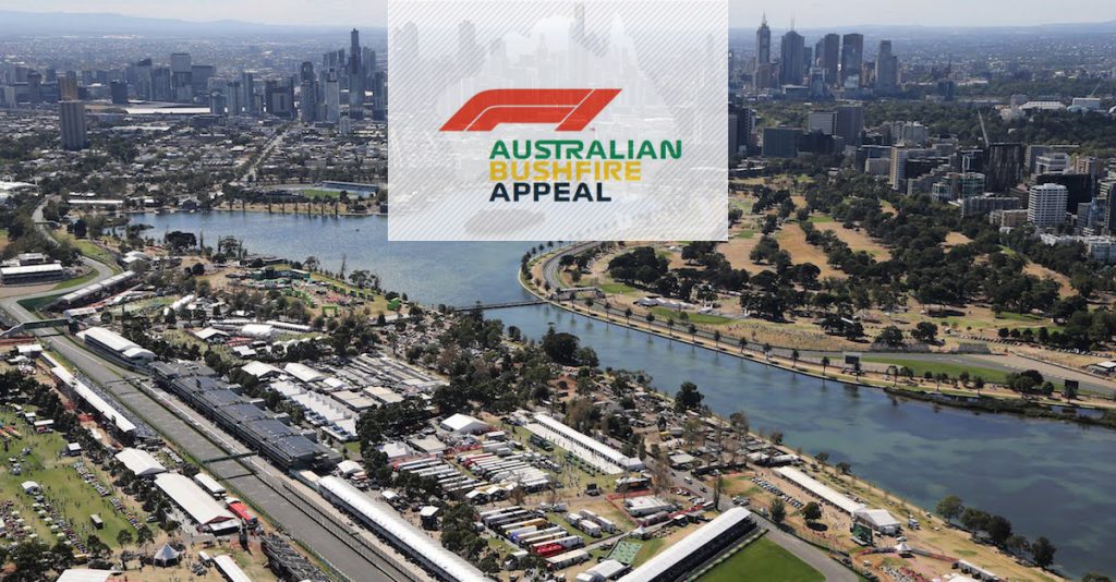La F1 au secours de l'Australie avec des ventes aux enchères