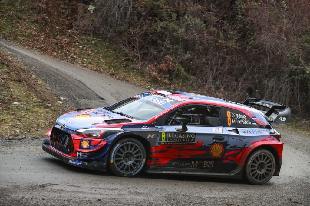 Monte-Carlo 2020, Ott Tänak sort violemment de la route