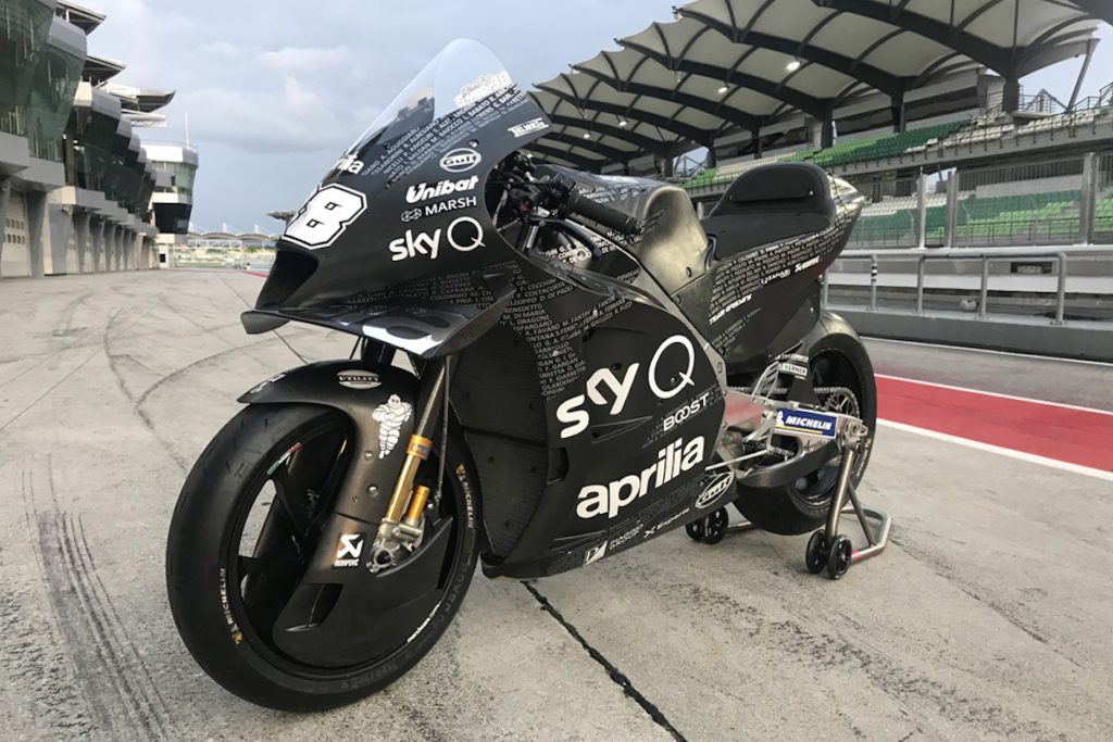 Aprilia dévoile sa RS-GP 2020