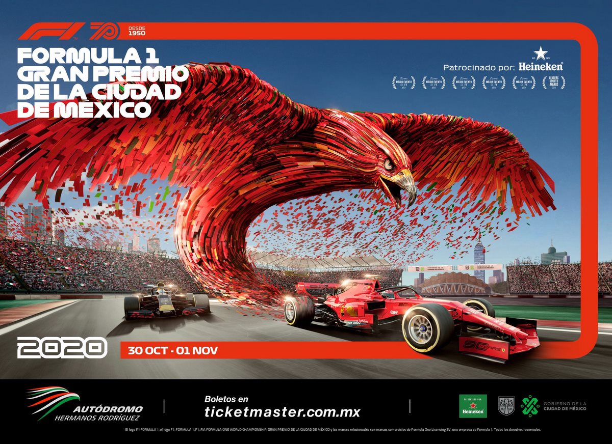 Le Grand Prix du Mexique dévoile ses 3 affiches officielles