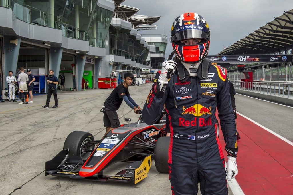 Carton plein pour Jack Doohan en F3 Asian à Sepang