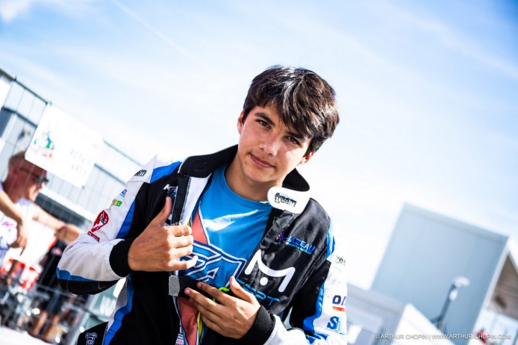 César Gazeau, 16 ans, avec CMR en FFSA GT