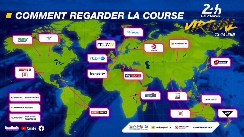 Comment suivre les 24 Heures du Mans virtuelles !