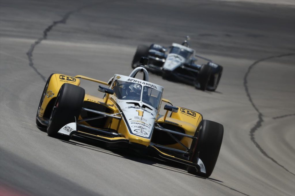 Genesys 300 (Texas) : Josef Newgarden en pole position