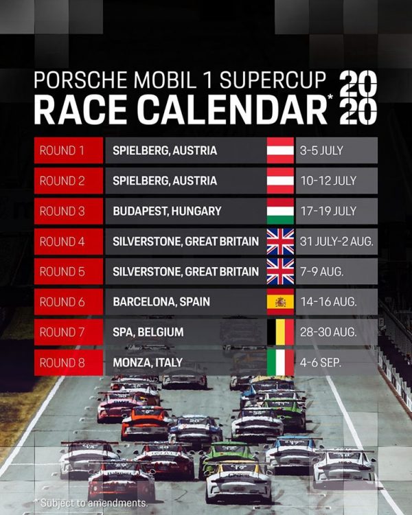 La Porsche Mobil 1 Supercup de retour en Autriche ce weekend