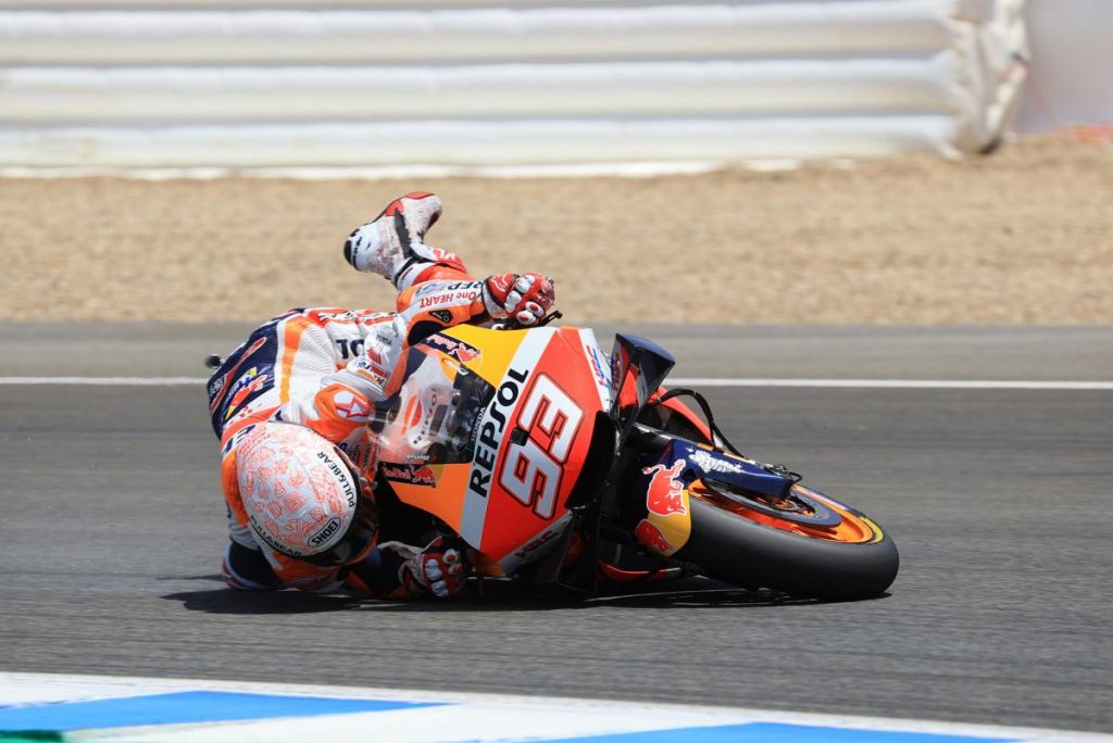 Marc Márquez, une blessure à l'humérus droit
