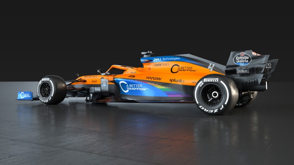 McLaren ajuste sa livrée pour la campagne #WeRaceAsOne