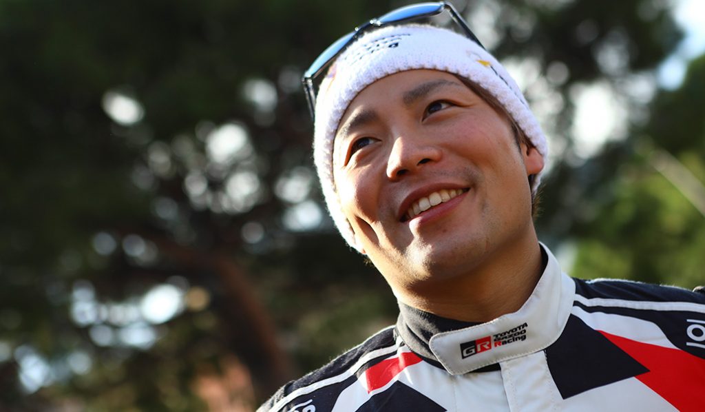 Takamoto Katsuta avec Toyota au Rallye d'Estonie